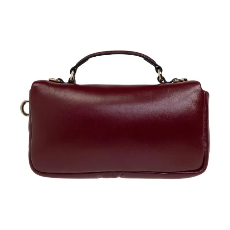 GUCCI Leather Shoulder Bag, Crossbody Bag, Handbag Mini Women's Burgundy-2