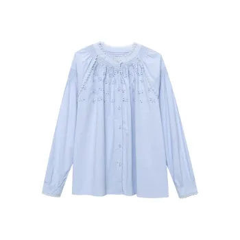 CHARM PICK Shirts Women's Light Blue
