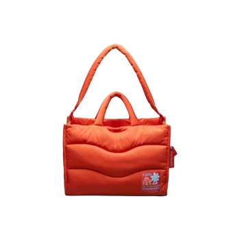 Coachtopia Recycled Polyester Tote Bag, Shopping Bag, Shoulder Bag, Handbag Tubas Unisex Orange