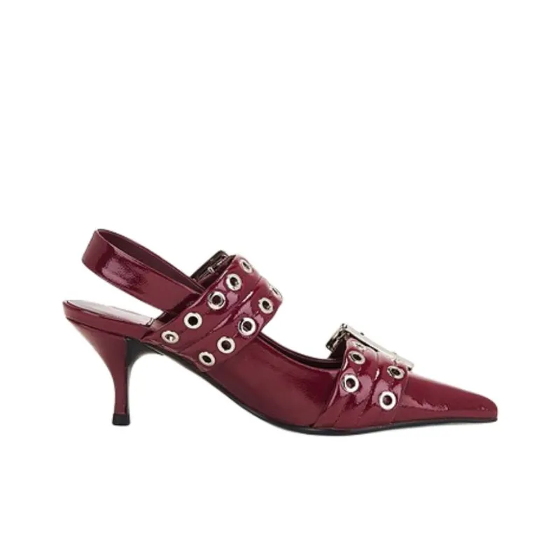 Jeffrey Campbell Timely Pumps High Heels Women's Red-1