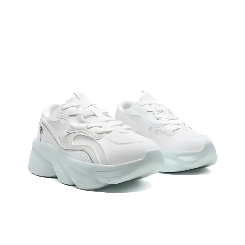 XTEP Wear resistant And Lightweight Low Top Casual Shoes Women's Sail White-3