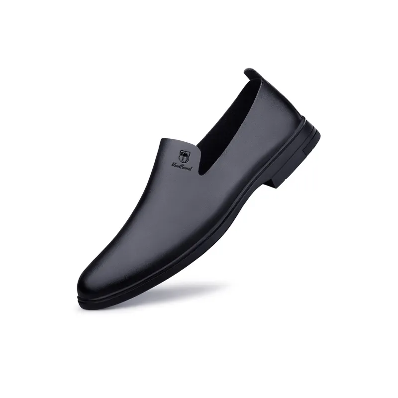 VanCamel Dress Shoes Men Low Top Black/White/Blue/Gray/Black Cut Out/White Cut Out-5