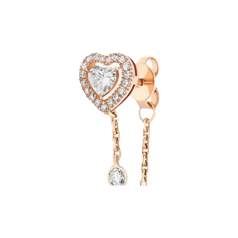 MESSIKA Diamond Earrings Women's Rose Gold-2
