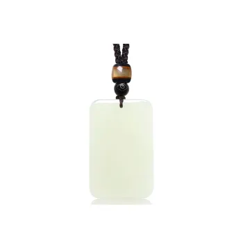 MARY WINDSOR Hetian Jade Pendants Pale Greenish White Jade Unisex