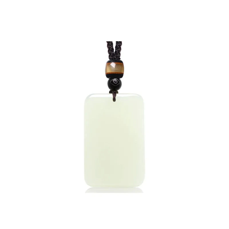 MARY WINDSOR Hetian Jade Pendants Pale Greenish White Jade Unisex-0