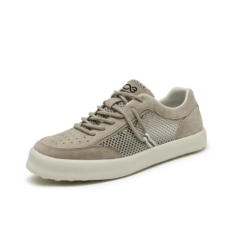 LINGPAO Abrasion Resistant Slip Resistant Low Top Skateboard Shoes Men's-0