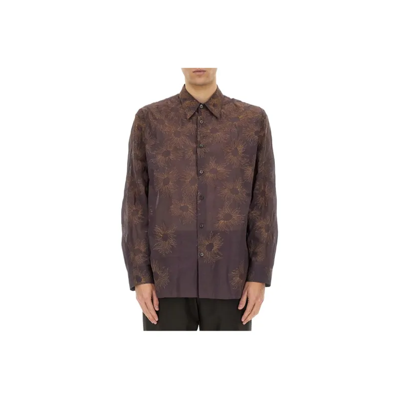 DRIES VAN NOTEN Shirt Men's Bordeaux Red-0