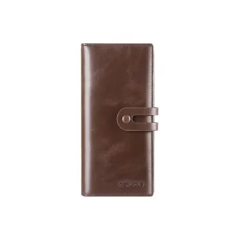 Gorora Cow Leather Long Wallets Men's Multicolor