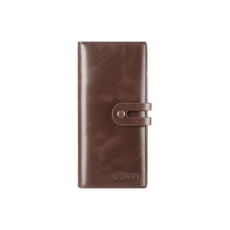 Gorora Cow Leather Long Wallets Men's Multicolor-0
