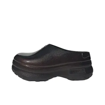 Adidas Originals ADIFOM STAN MULE Slip Resistant Closed Toe Slippers Women's Black
