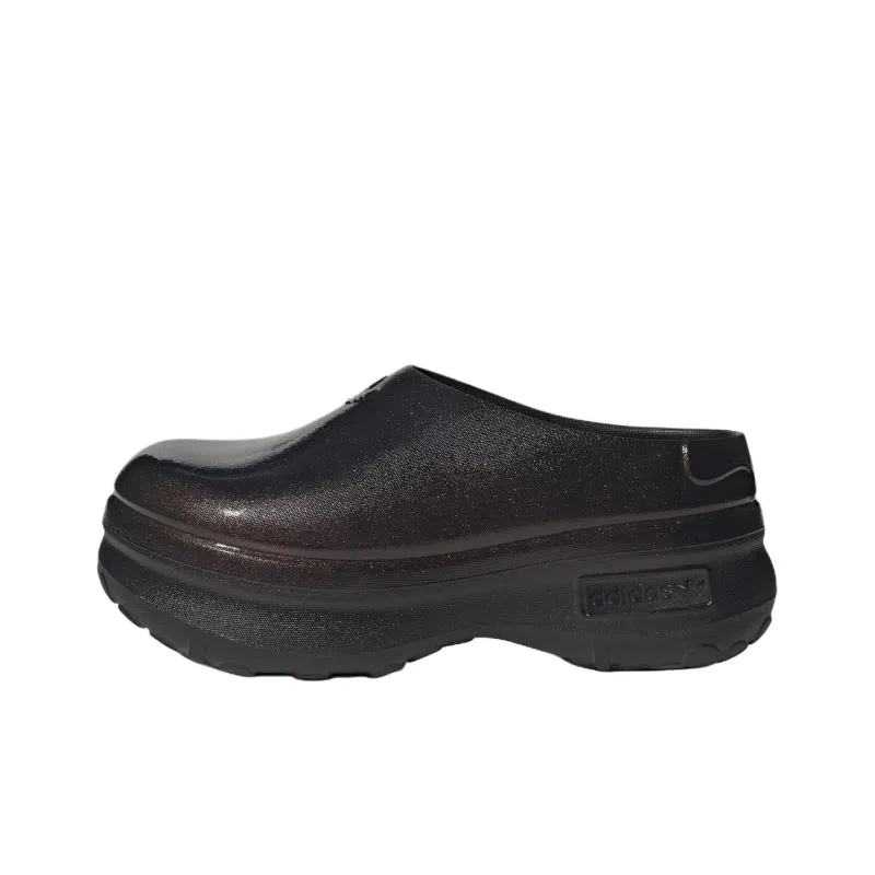 Adidas Originals ADIFOM STAN MULE Slip Resistant Closed Toe Slippers Women's Black-0
