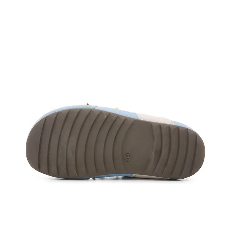 The New Age Family Slip Resistant Abrasion Resistant Closed Toe Slippers Women's Light Blue-4