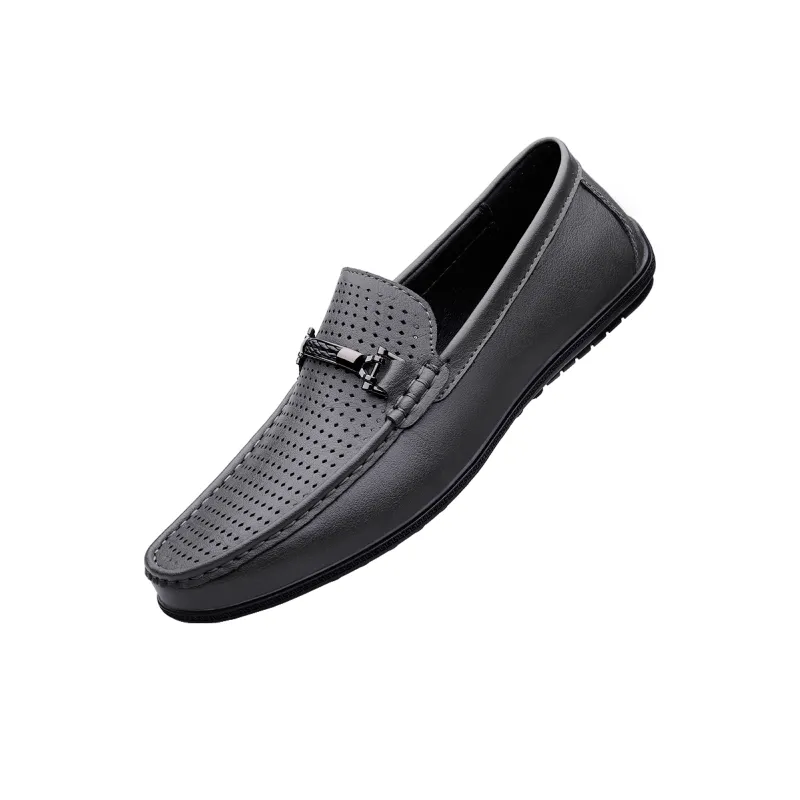 BAGE Gommino Loafers Unisex Black-14
