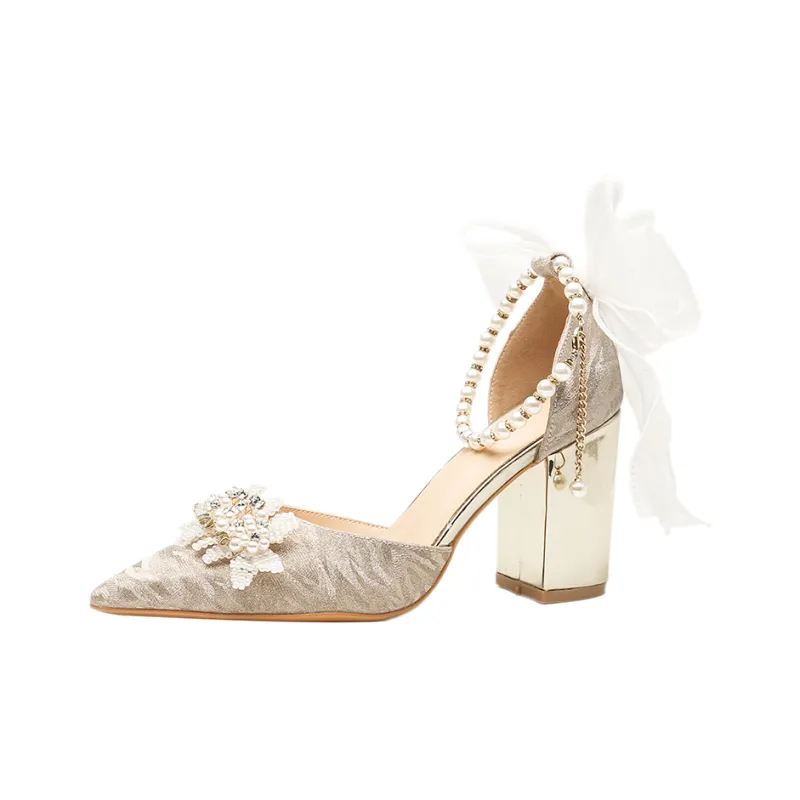 GOSO Chunky Heel High Heels Women's-0