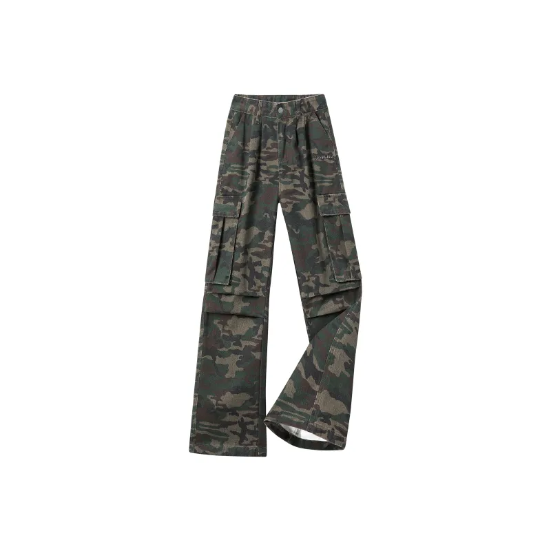 TBSM Casual Pants Unisex Army Green Camouflage-0