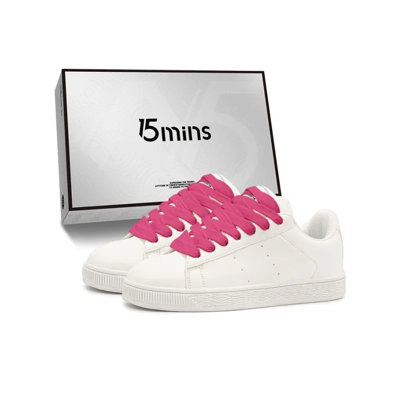 15 MINS Slip Resistant Shock Absorbers Low Top Skateboard Shoes Unisex-11