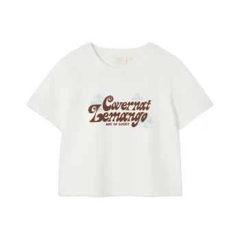 COVERNAT T Shirts Women's Gray White