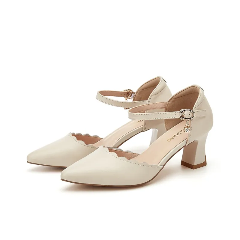 Rich Birds Chunky Heel High Heels Women's-7