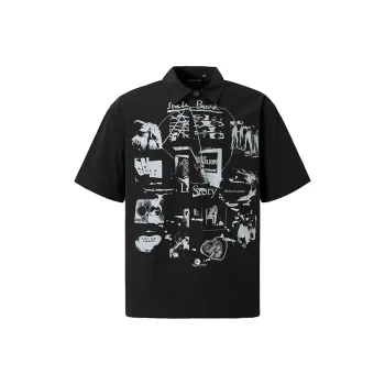 FAKE VINTAGE Shirts Unisex Black