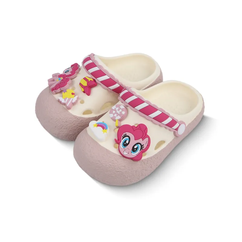Thin Strips x MY LITTLE PONY Sandal Slippers Women's, White/Pink-5