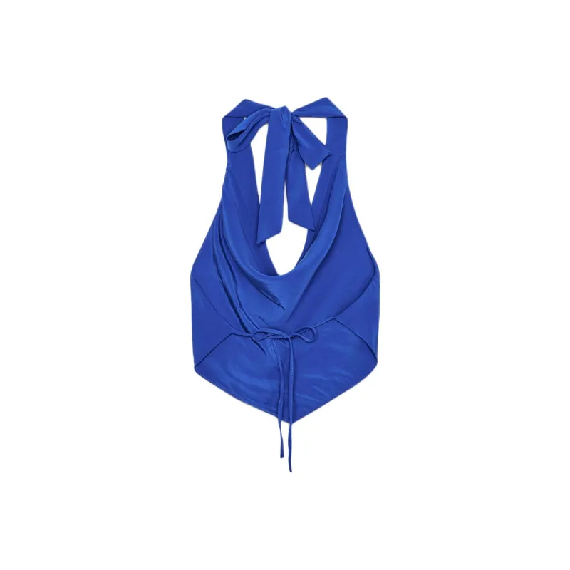 ZARA Tank Tops Women's Bright Blue-1