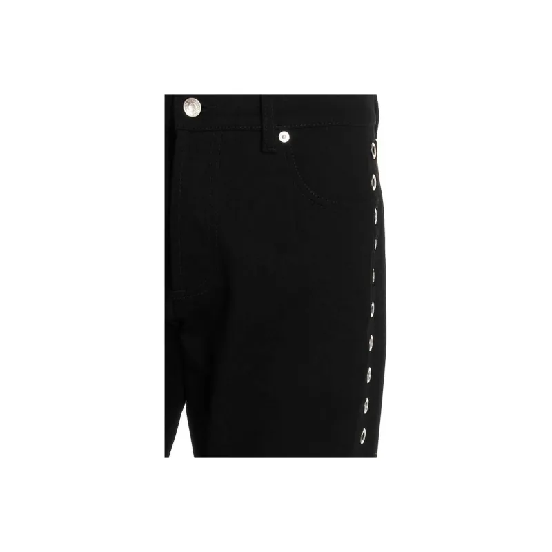 Alexander McQueen Eyelet Detailed Jeans-4