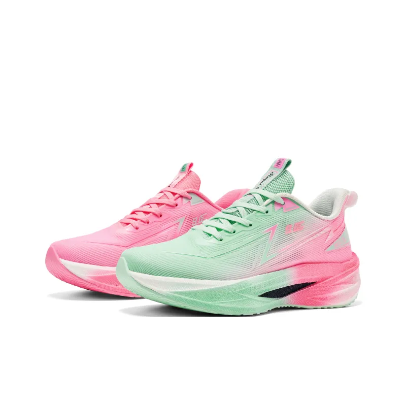 Jianjie Running Shoes Unisex Low Top White/Green/Black/Cyan-17