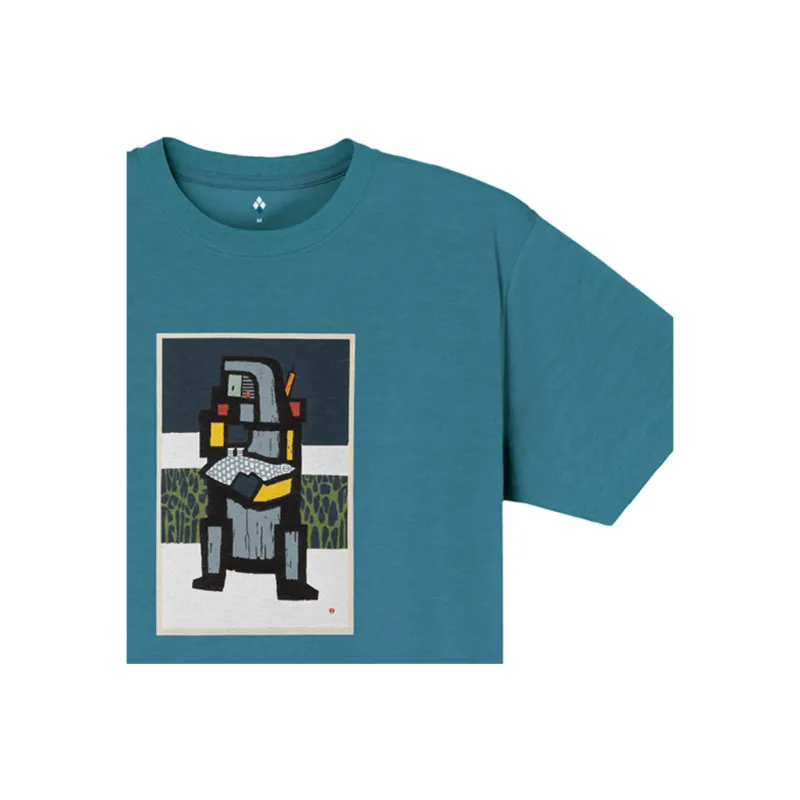 MONTBELL T Shirt Unisex Blue Green-2