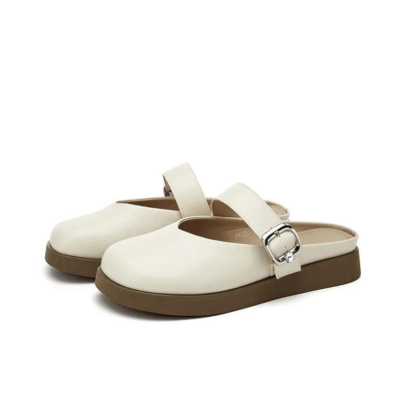 Rich Birds Rubber Sole Slip Resistant Closed Toe Slippers Women's-7