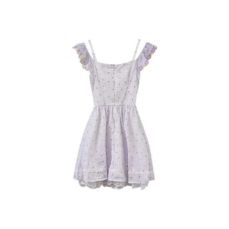 GOSO Sleeveless Dresses Women's Purple-1