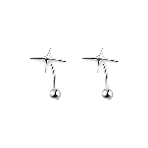 Universe Search Alloy Stud Earrings Unisex