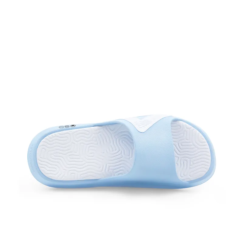 PEAK Tai Ji1.0 EVA Quiet Slip Resistant Abrasion Resistant Slide Slippers Women's Sky Blue-4