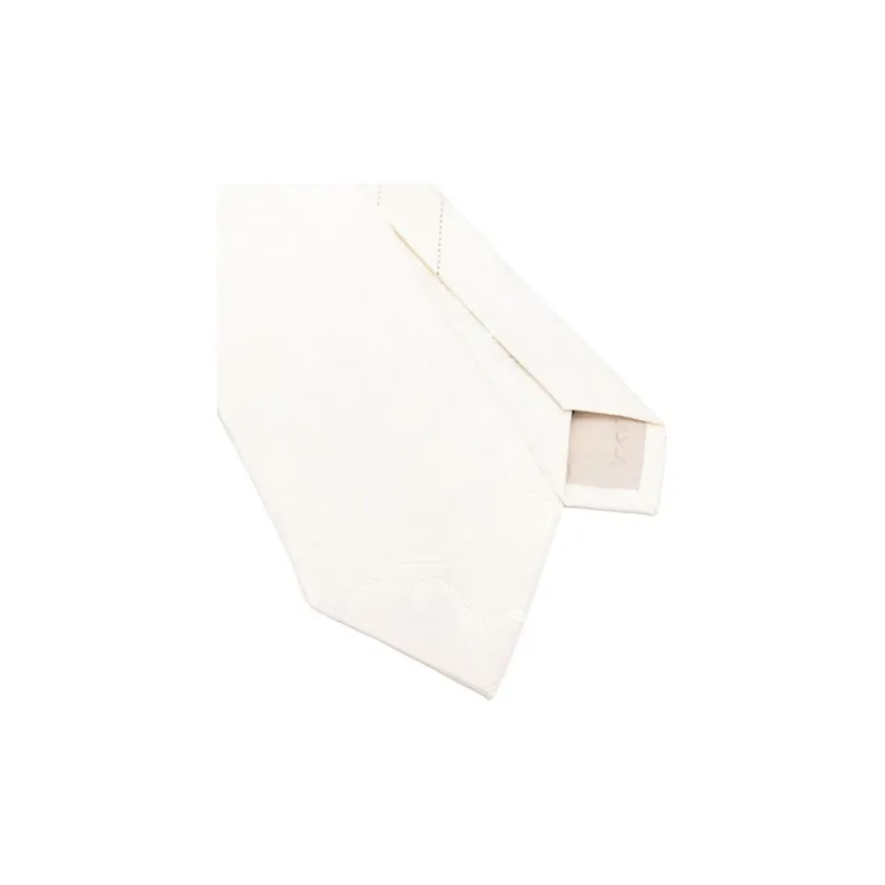 DRIES VAN NOTEN Silk Ties Men's White-2