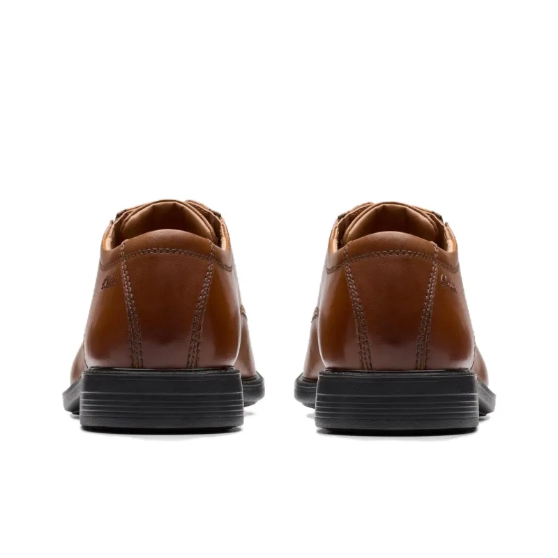 Clarks Cosgrove Cap Dress Shoes Men's Brown-4