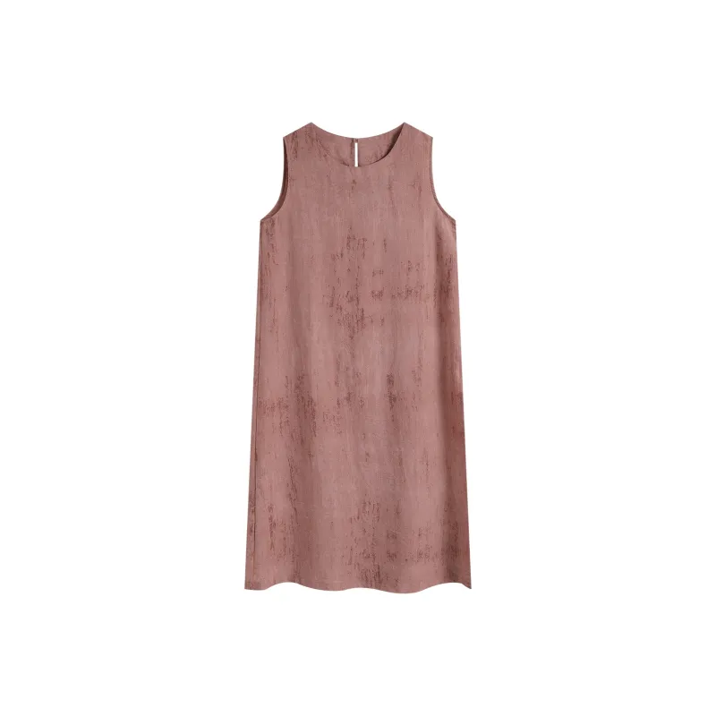 Migu Sleeveless Dresses Women's Pink-0