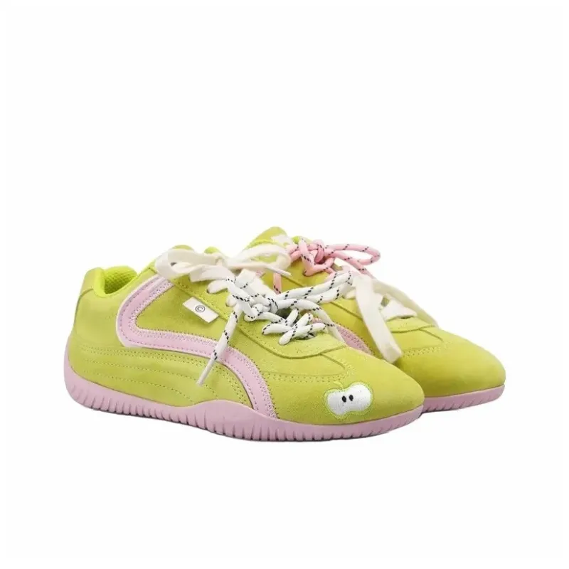 Anime Story Slip Resistant, Abrasion Resistant, Lightweight, Breathable Low Top Skateboard Shoes Women's-9
