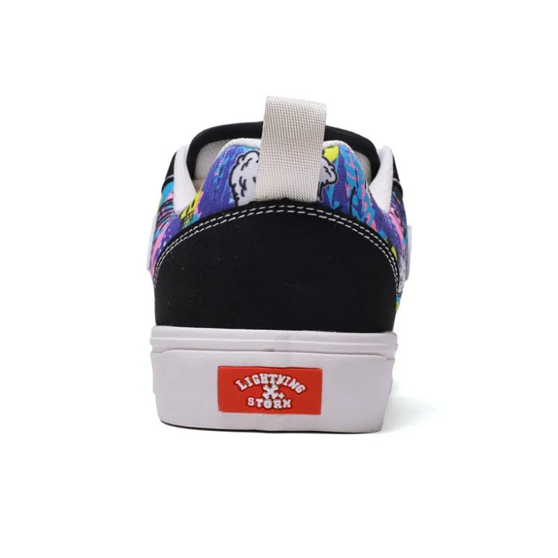 DUEPLAY Coverage, Impact Resistance, Abrasion Resistant, Balance, Breathable Low Top Skateboard Shoes Unisex-8