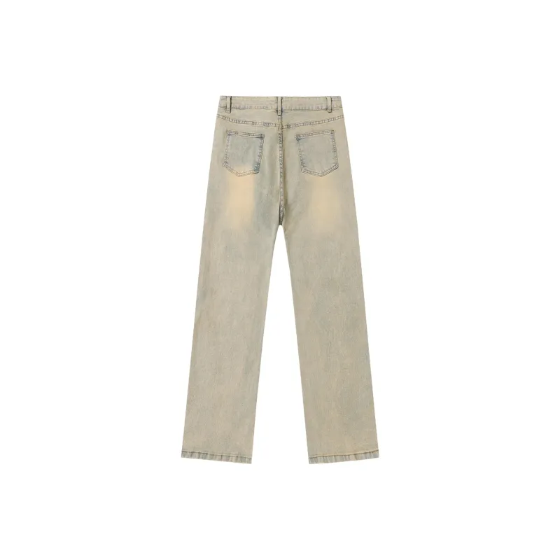 KVIV Jeans Men Yellow Mud -5