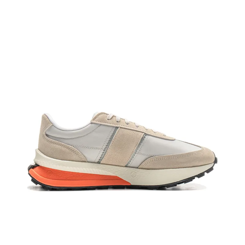 LiNing Lightweight Boat Wear resistant, Non slip And Breathable Low Top Casual Shoes Unisex Coast Gray Light Lime-1