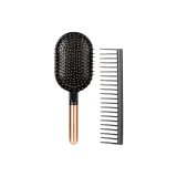 Champagne Gold Massage Comb+Wide-Tooth Comb