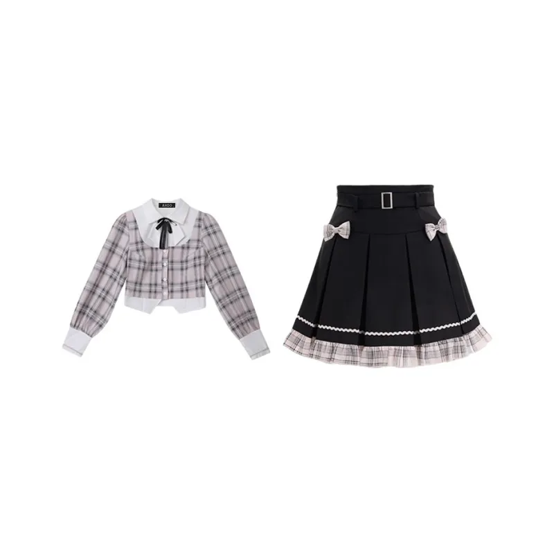 AHDO Two Piece Skirt Sets Women's-6