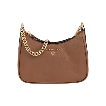 MICHAEL KORS Jet Set Charm Leather One Shoulder Handbag Trumpets Women's Leather Brown