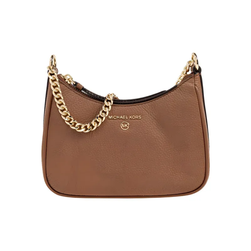 MICHAEL KORS Jet Set Charm Leather One Shoulder Handbag Trumpets Women's Leather Brown-0
