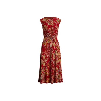 LAUREN RALPH LAUREN Sleeveless Dress Women's Red