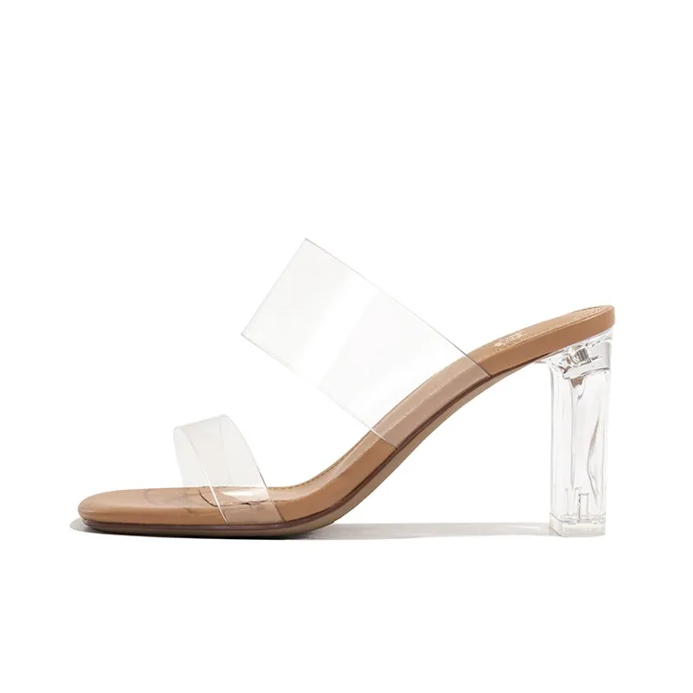 Old Meow Slide Slippers Women's Nude-3