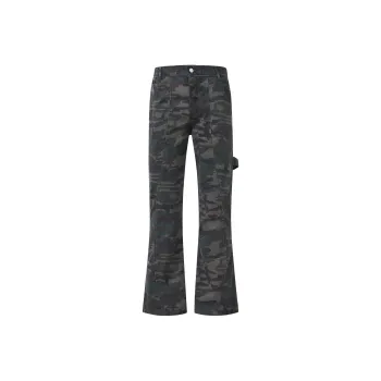 REDU Jeans Unisex Green Camouflage
