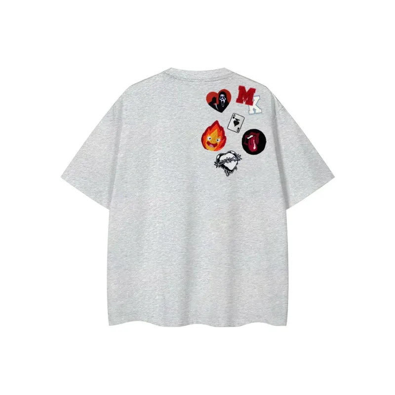FAIRWHALE Short Sleeved T Shirts Unisex-15