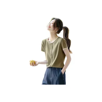 Mo Han Yi Mei Shirts Women's Green