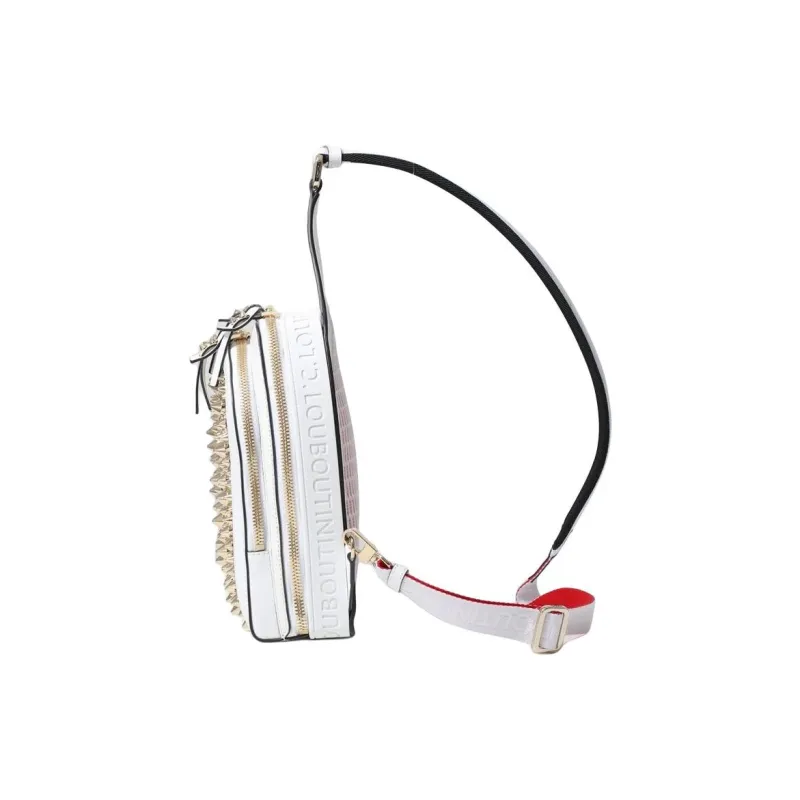 CL Leather Sling Bag Men's White-1