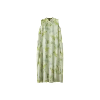 Late White Sleeveless Dress Women's
